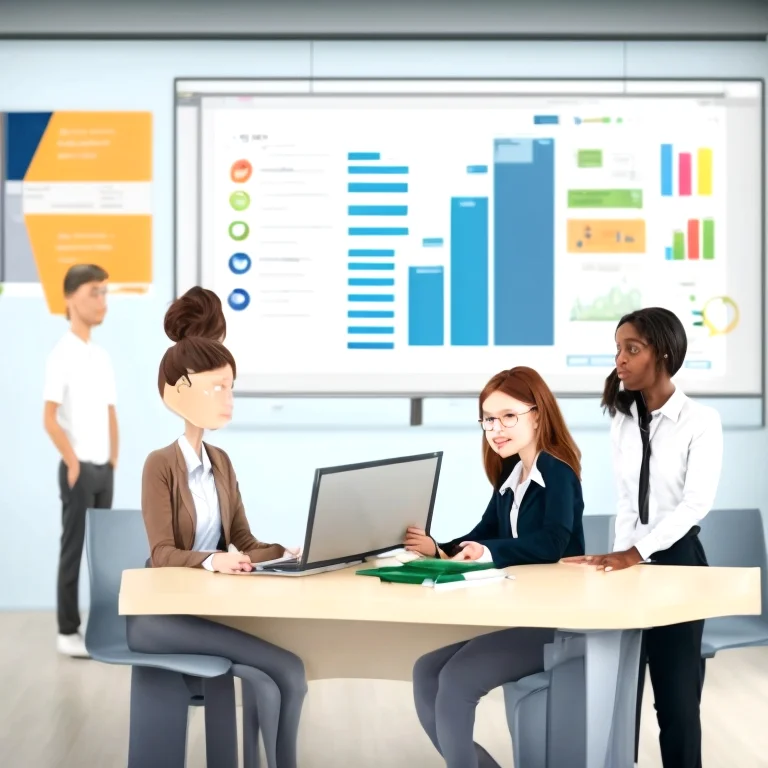 طلاب يتلقون تدريب مهني عبر SkillUpgradePro